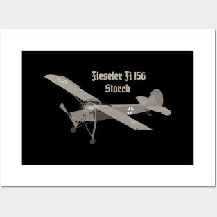 Fieseler Fi 156 German WW2 Airplane Posters and Art